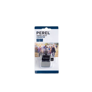 Perel -  Personenteller  met cijfers 0 tot 9999 zilver