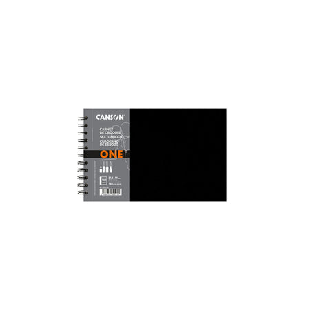 Canson -  Schetsboek  art book one 100gr 216x140mm wit | 6 stuks