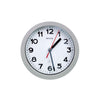 MAUL - Horloge murale Step RC Ø20x5cm plastique argent/blanc