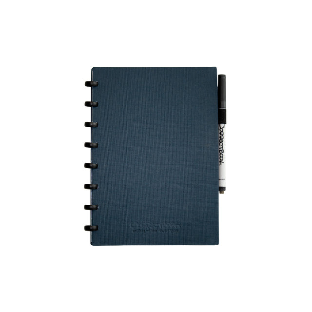 Correctbook - Notebook correct livre A5 Ligne 40blz Bleu en lin