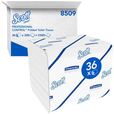 Scott – Toilettenpapierkontrolle, 2-lagig gefaltet