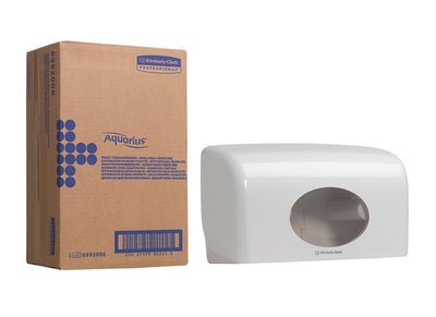 Kimberly Clark - Distributeur de papier toilette duo blanc 6992