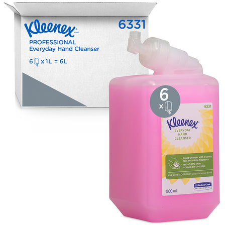 Kleenex - Savon à mains liquide rose 1000ml