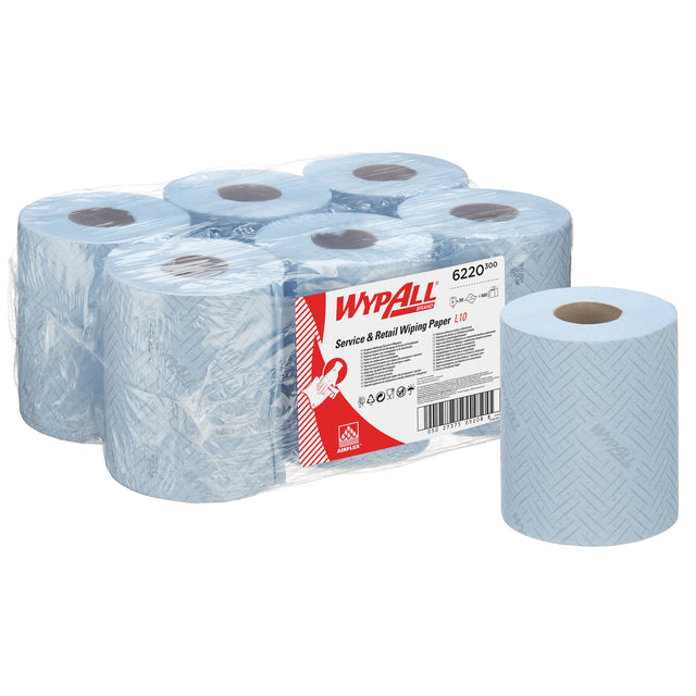 WypAll -  Poetspapier l10 1laags 280 vel blauw