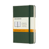 Moleskine - Carnet pochette 90x140mm line couverture rigide vert myrte