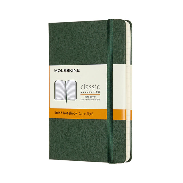Moleskine -  Notitieboek  pocket 90x140 ln hc myrt gn
