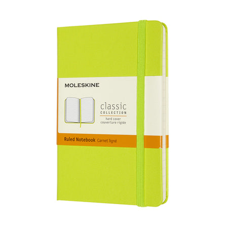 Moleskine -  Notitieboek  pocket 90x140 ln hc lem gn