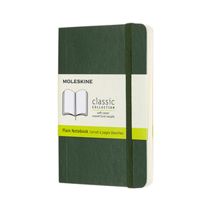 Moleskine -  Notitieboek  pocket 90x140 blc sc myrt gn