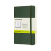 Moleskine - Pochette pour carnet 90x140mm couverture souple vierge vert myrte
