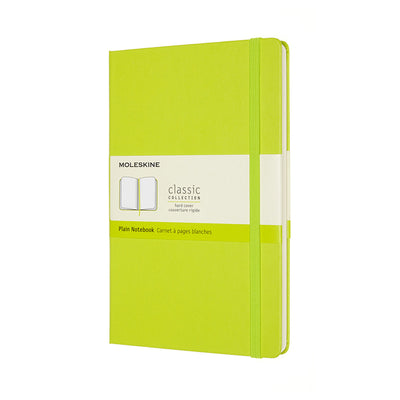 Moleskine - Carnet grand format 130x210mm couverture rigide vierge vert citron