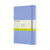 Moleskine - Carnet grand format 130x210mm couverture rigide vierge bleu hortensia