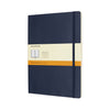 Moleskine - Carnet XL 190x250mm ligne couverture souple bleu saphir