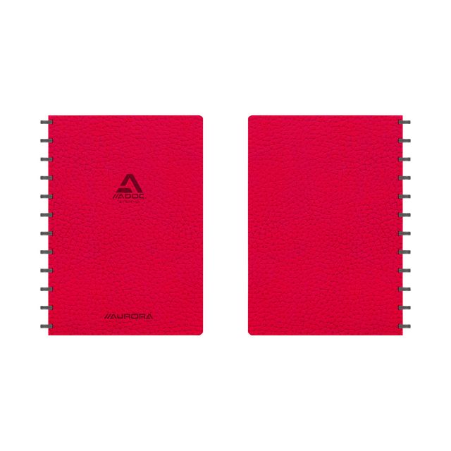 Aurora - Ecriture Business A4 diamant 5x5mm 144 pages 90gr rouge | 10 pièces