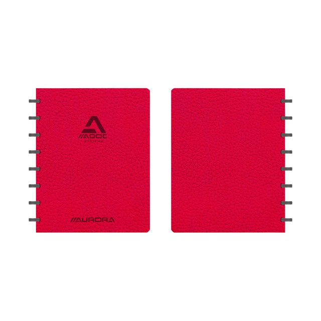 Aurora - Écriture Adoc Business A5 Ligne 144pag 90gr Red