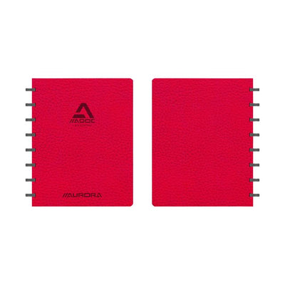 Aurora - Schreibgeschäft A5-Linie 144 Seiten 90gr rot | 10 Stück