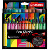 Stabilo -  Viltstift Pen 68 Max Arty assorti etui à 24 stuks