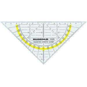 Rumold - Géotriangle 1026 160mm transparent | 10 pièces