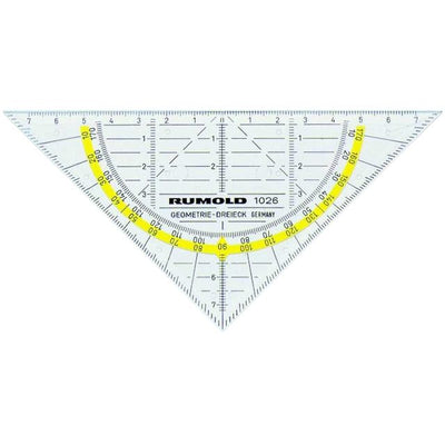 Rumold - Géotriangle 1026 160mm transparent | 10 pièces