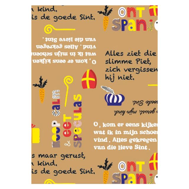 Haza - Sacs d'emballage Haza Sinterklaas Klein 21x30cm