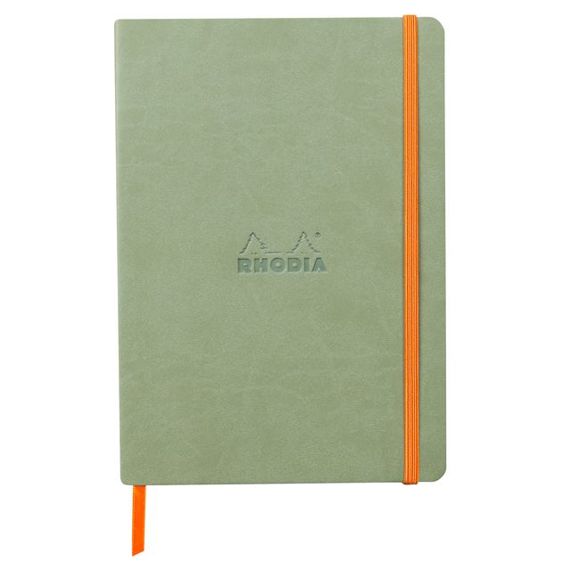 Rhodia - Carnet A5 ligne 80 feuilles 90gr céladon