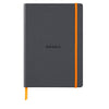 Rhodia - Carnet A5 ligne 80 feuilles 90gr titane