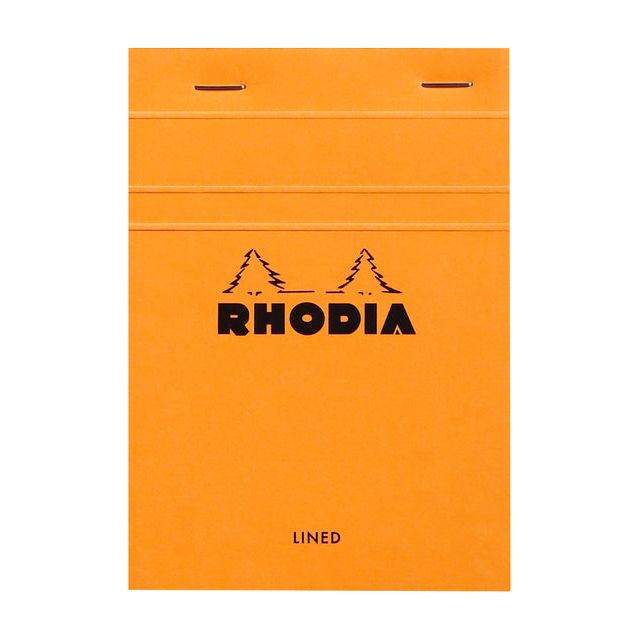 Rhodia - Block A6 Zeile 80vel 80GR Oranje | 10 Stücke