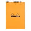 Rhodia - Bloc spirale A5 ligne 160 pages 80gr orange