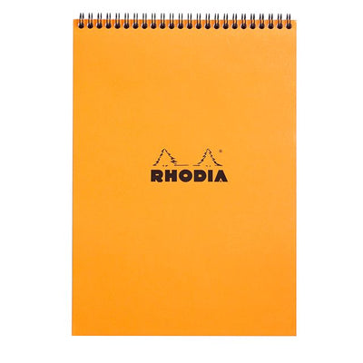 Rhodia - Bloc spirale A4 ligne 160 pages 80gr orange