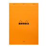 Rhodia - Bloc-notes A4 ligne 80 feuilles 80gr orange