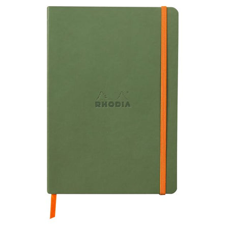 Rhodia - Carnet A5 ligne 80 feuilles 90gr vert sauge