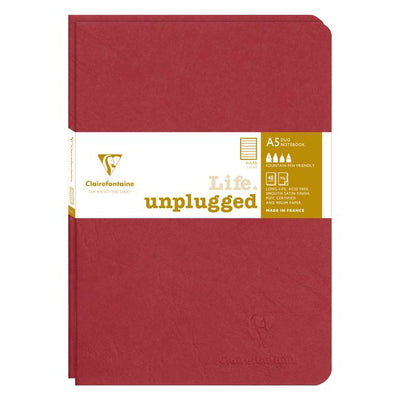 Clairefontaine - Carnet A5 ligne 96 pages 90gr sceau rouge de 2 pièces