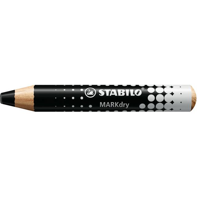 STABILO - CURT WHITEBOR MARKDRY 648/46 Black | 5 pièces