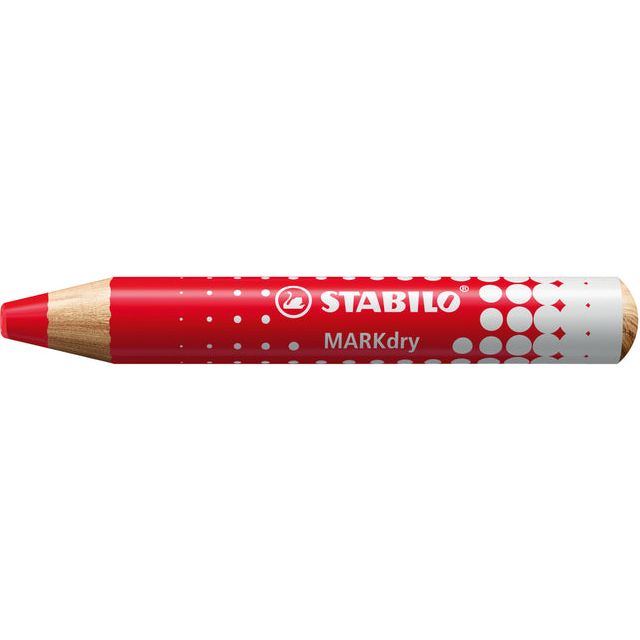 Stabilo - Crayon blanc markdry 648/40 rouge