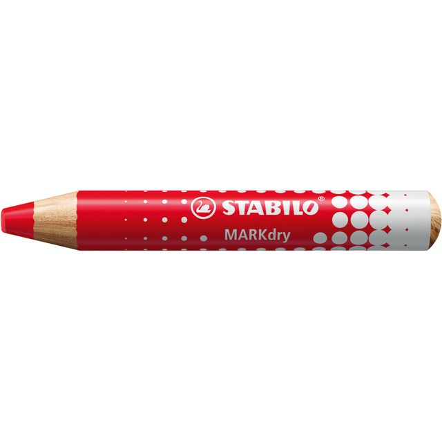 Stabilo - Crayon pour tableau blanc MARKdry 648/40 rouge | 5 pièces
