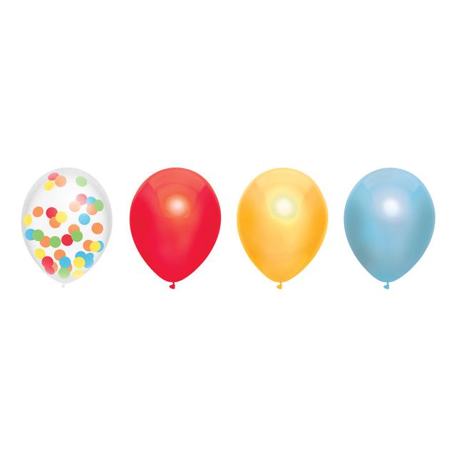 Haza - ballons Haza sur l'arc-en-ciel 30 cm 6e cul