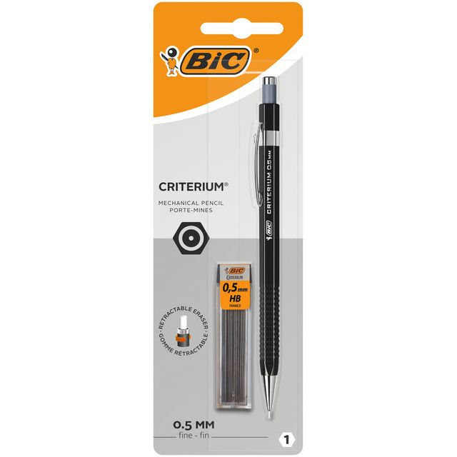 BIC - Fulpotlood Bic Criterion HB 0,5 mm noir | 25 pièces