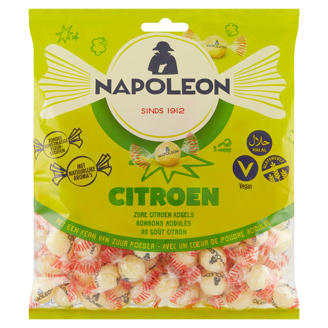 Napoléon - Bonbons citron sachet 1kg | 5 pièces