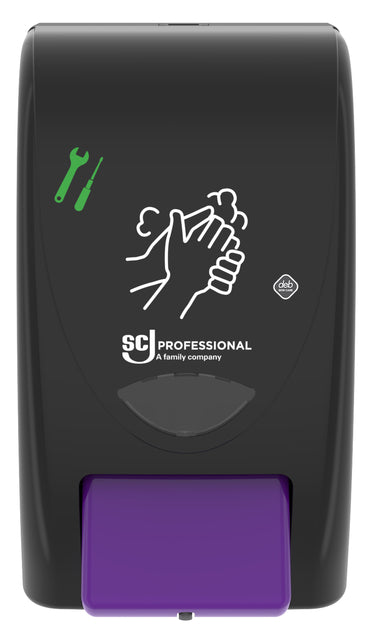 Klika -  Handreinigerdispenser scj proline heavy 2l zwart
