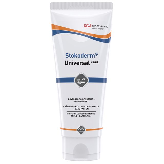 SC Johnson Professio - Crème mains SCJ Stokoderm Universal Pure sans parfum 100ml | 12 pièces