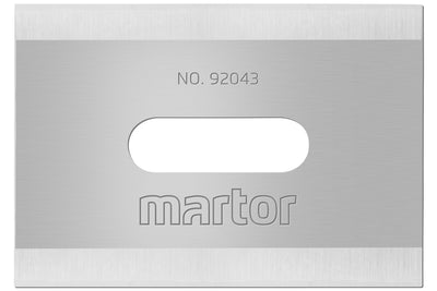 Martor - Couteau de rechange rectangulaire no. 92043 10 pièces