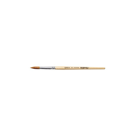 Qrea - Brosse cheveux synthétiques no. 14 largeur 9,6 mm