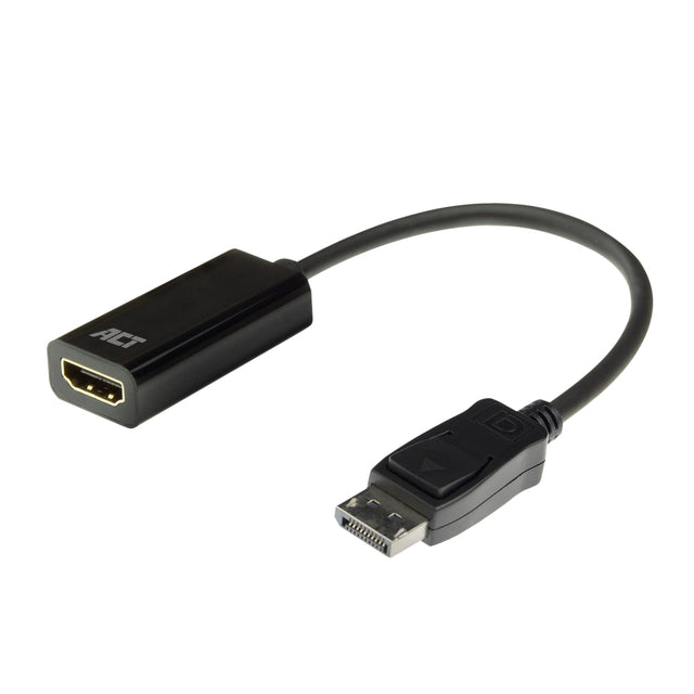 ACT - Adapter act displayport naar hdmi 4k 0.15 meter