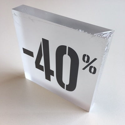 Klika - Bloc discount acrylique -40% mat transparent 8 pièces