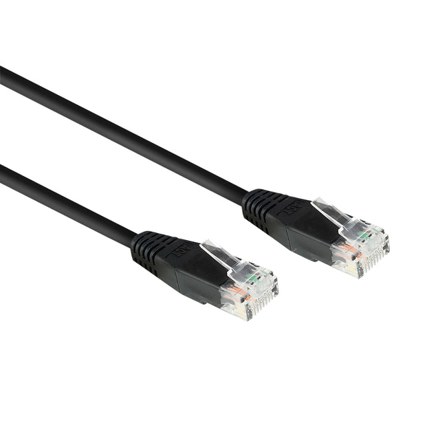 ACT -   Zwart 0,9 meter U/UTP CAT6 patchkabel met RJ45 connectoren