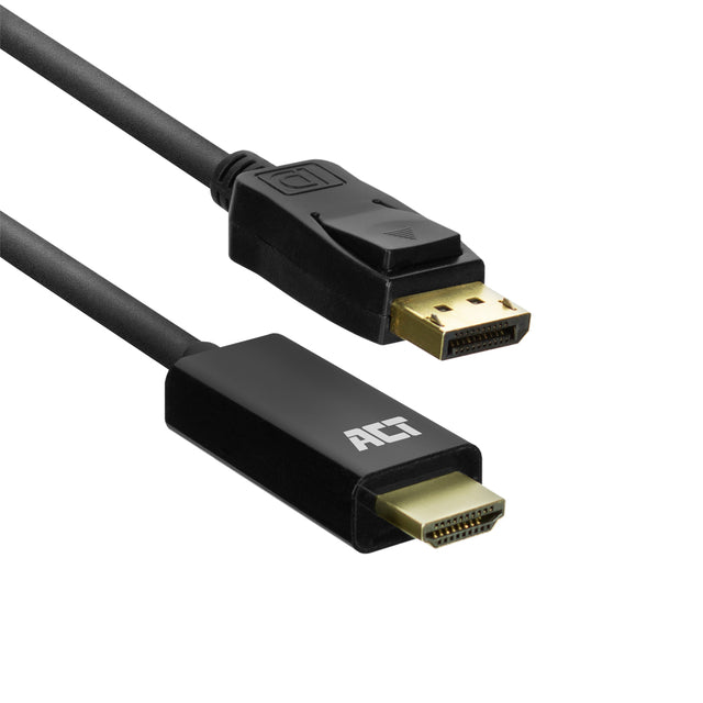 ACT -   DisplayPort naar HDMI adapterkabel, 1,8 m