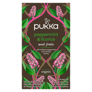 Pukka - Thé menthe poivrée réglisse 20 sachets