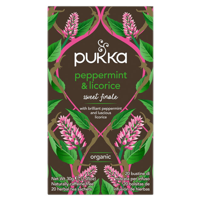 PUKKA - TEA PEPPERMINT LICORICE 20 sacs