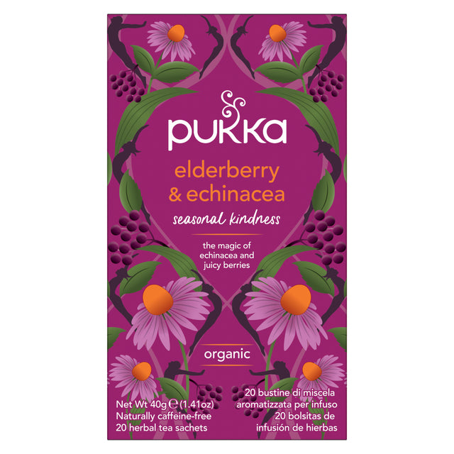 Pukka - Thé Elderberry et Echinacea 20 sacs