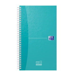 Oxford - Task Manager 141x246 mm 115 Blatt Aqua | 5 Stück