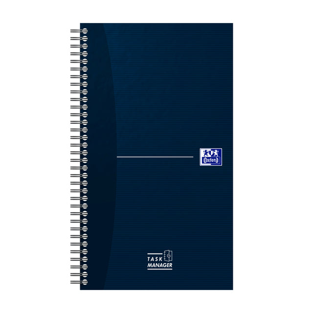 Oxford - Essentials taskmanager, 230 pagina's, ft 14,1 x 24,6 cm, blauw